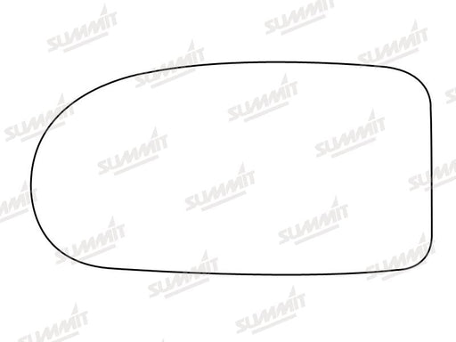 Summit Stick-On Standard Mirror Glass fits Daewoo Nubira LHS Summit - Dynamic Drive