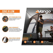 Vango Cove III Low Drive Away Awning Low Smoke Vango - Dynamic Drive