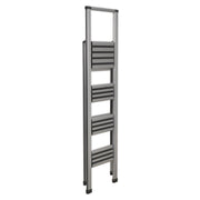 Sealey Aluminium Prof Folding Step Ladder 4-Step 150kg Capacity APSL4 Sealey  - Dynamic Drive