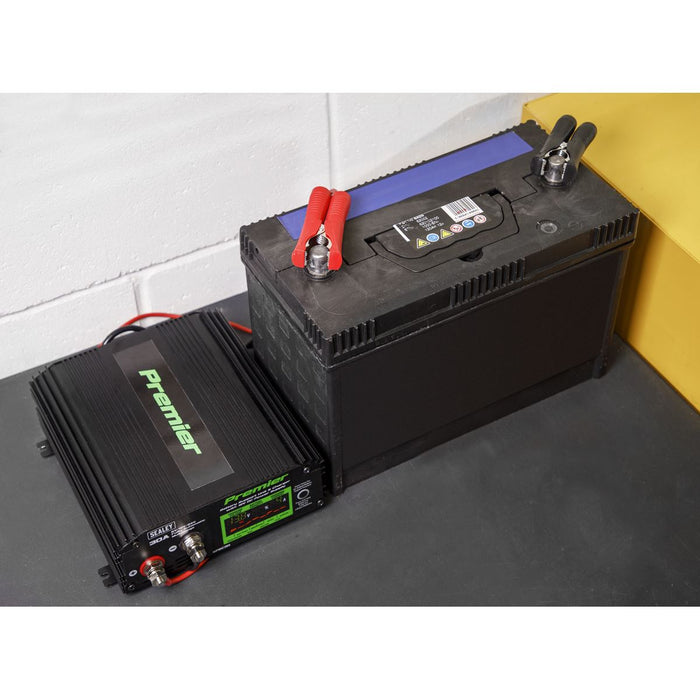 Sealey SPBC30 Battery Support Unit Charger 30A 6v 12v 24V Batteries GEL AGM Lead Sealey  - Dynamic Drive