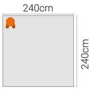 Instant pop up Gazebo Screen House 4 (inc 1 pair of sidewalls) IW120053 Quest - Dynamic Drive