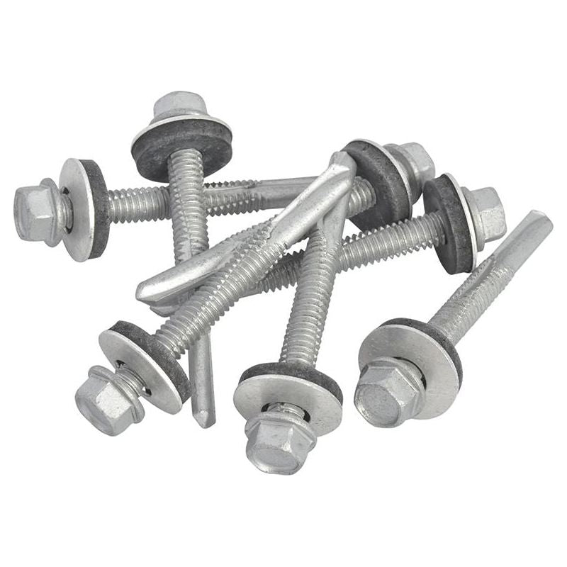 Forgefix TechFast Hex Head Roofing Screw Self-Drill Heavy Section 5.5 x 51mm Pack 100 ForgeFix - Dynamic Drive