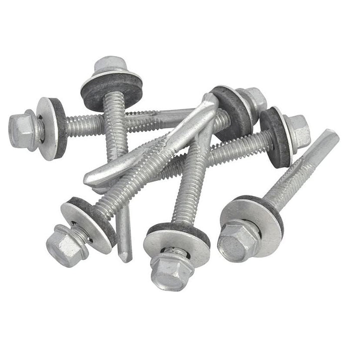 Forgefix TechFast Hex Head Roofing Screw Self-Drill Heavy Section 5.5 x 51mm Pack 100 ForgeFix - Dynamic Drive