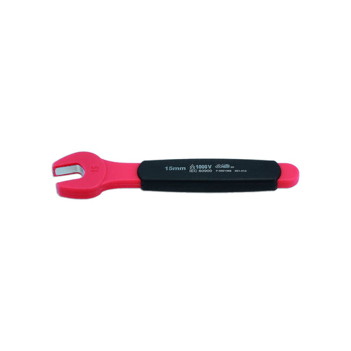 Laser Insulated Open Ended Spanner 15mm 8549 Laser - Dynamic Drive