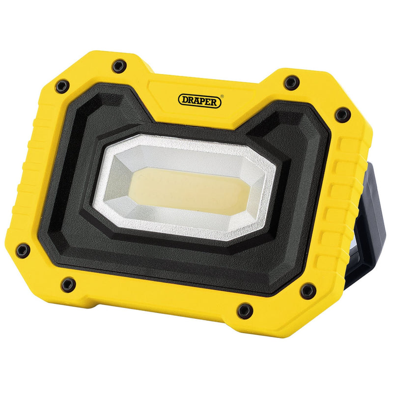 Draper COB LED Worklight, 5W, 500 Lumens, Yellow, 4 x AA Batteries Supplied Draper - Dynamic Drive