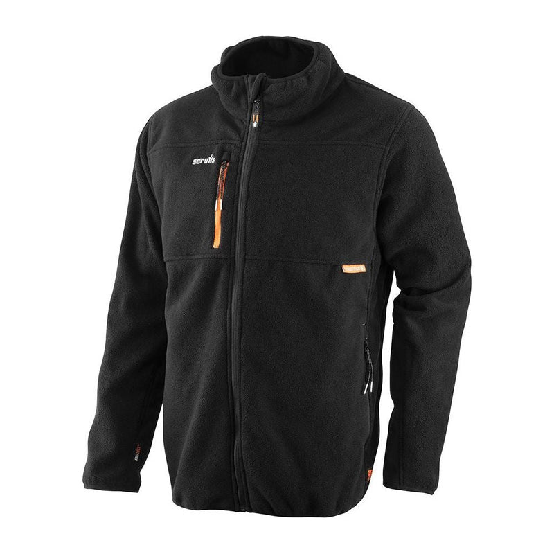 Scruffs Eco Abratect Worker Fleece Black M Scruffs - Dynamic Drive