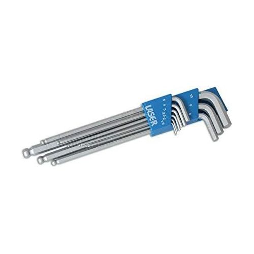 Laser Extra Long Ball End Hex Key Set 9pc 2220 Laser - Dynamic Drive