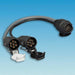 Ring Automotive A0038 13-Pin Socket to 12N and 12S Plugs Adaptor Ring Automotive - Dynamic Drive