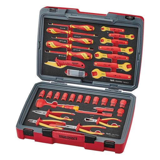 Teng Tools MECCA PRO TC-6T FOAM Electrician Tool Kit 37 Pieces Teng Tools - Dynamic Drive