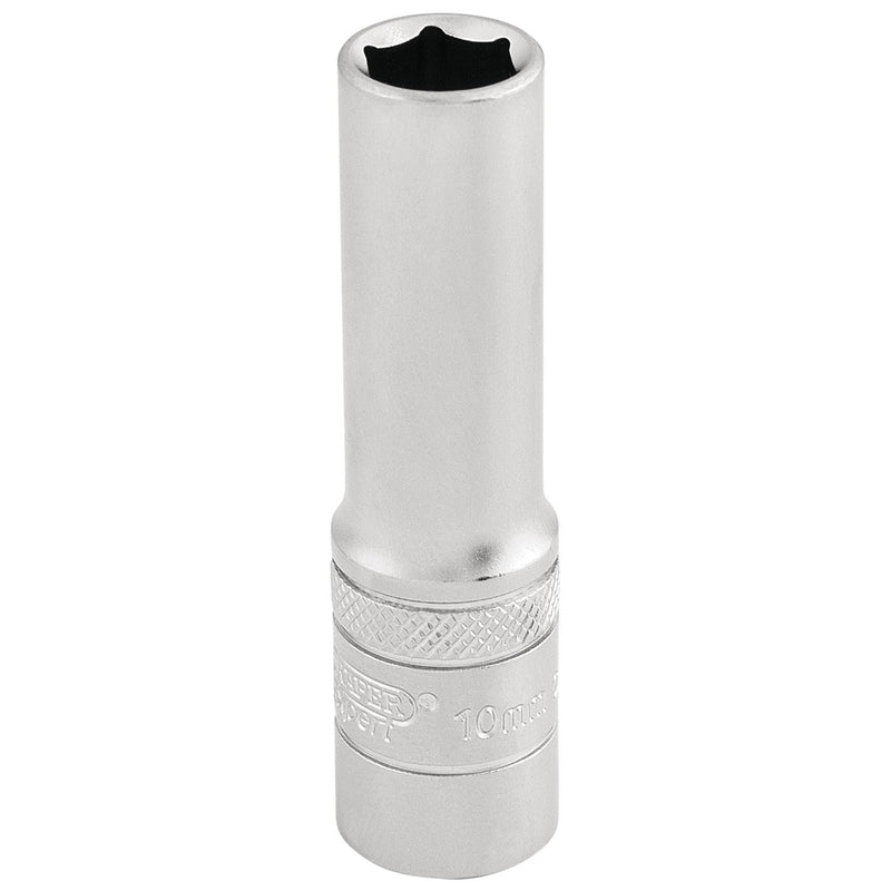 Draper 6 Point Metric Deep Socket, 3/8" Sq. Dr., 10mm 16579 Draper - Dynamic Drive