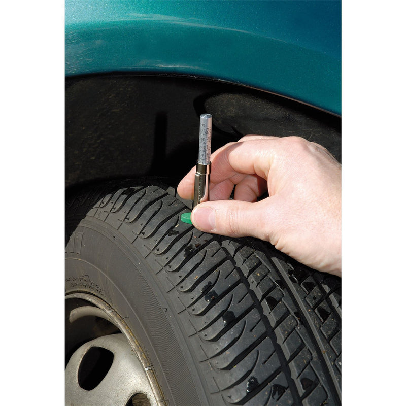Draper Tyre Tread Depth Gauge, 1-26mm 27298 Draper - Dynamic Drive