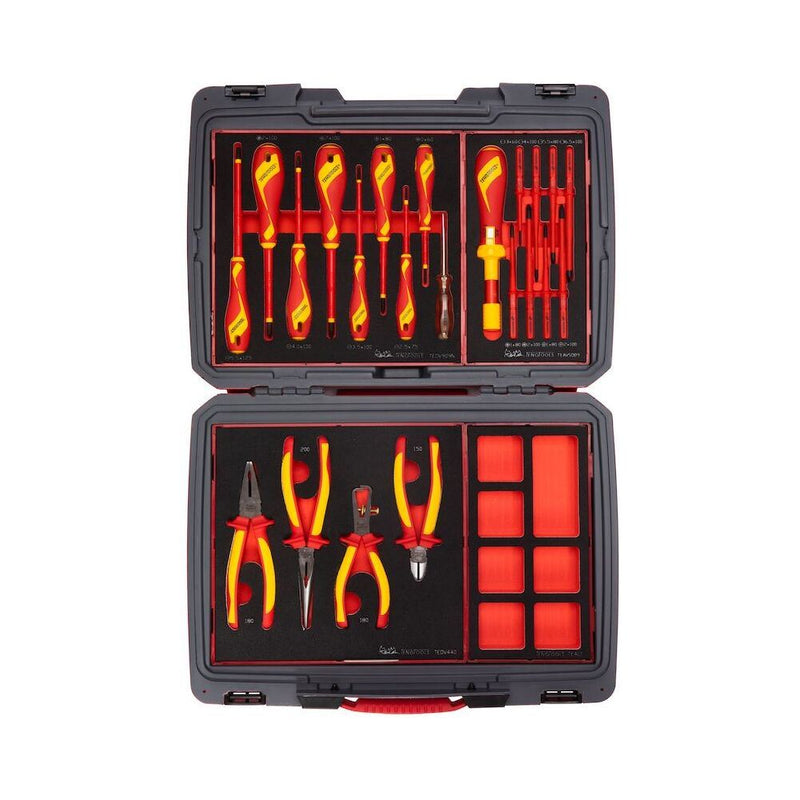 Teng Tools MECCA PRO TC-6T FOAM Electrician Tool Kit 29 Pieces Teng Tools - Dynamic Drive