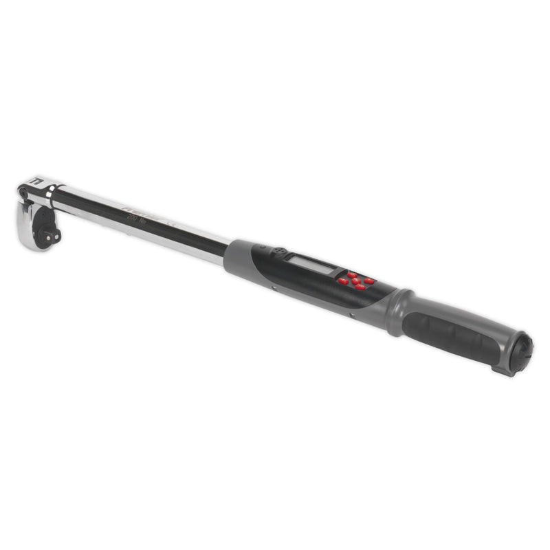 Sealey Angle Torque Wrench Flexi-Head Digital 1/2"Sq Drive 20-200Nm(14.7-147.5lb Sealey - Dynamic Drive