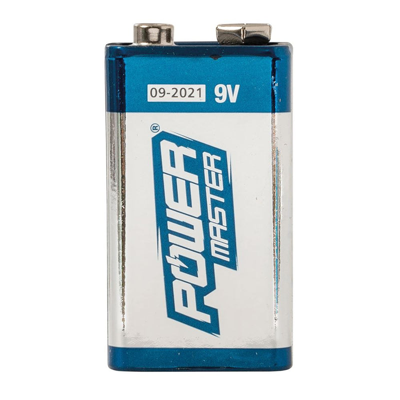 Powermaster 9V Super Alkaline Battery 6LR61 Single PowerMaster - Dynamic Drive