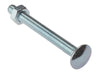 Forgefix Carriage Bolt & Nut ZP M12 x 100mm Bag 5 ForgeFix - Dynamic Drive