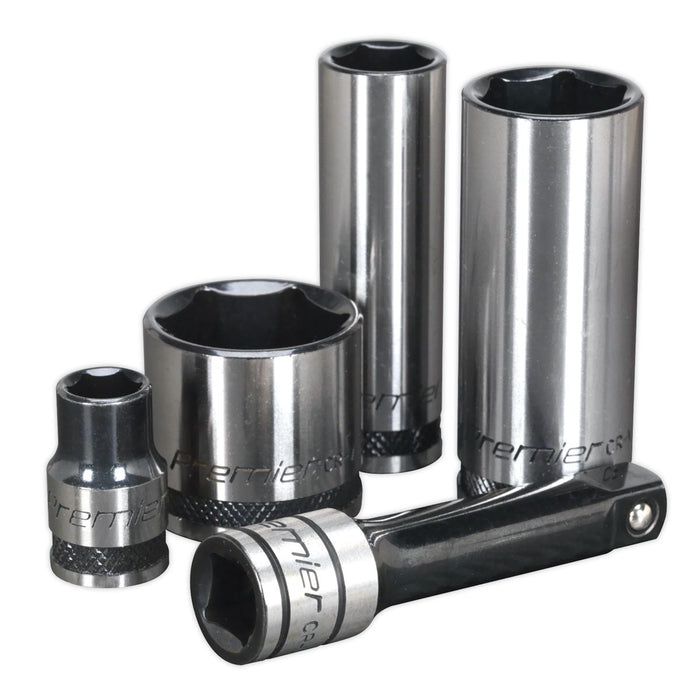 Sealey Socket Set 34pc 3/8"Sq Dr WallDrive Metric Black Series AK7971 Sealey  - Dynamic Drive