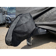OLPRO Breathable Waterproof 4Ply Caravan Cover with Free Hitch Cover Black Olpro - Dynamic Drive