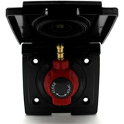 Bullfinch Caravan Black BBQ Gas point and Quick Release Plug in tail connector Bullfinch - Dynamic Drive