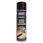 Sealey Gloss Lacquer 500ml, Clear - Pack of 6 SCS065 Sealey - Dynamic Drive