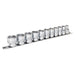 Sealey AK2740 11pc 3/8" Dr Lock On Imperial Socket Set up to 85% Rounded Nuts Sealey  - Dynamic Drive