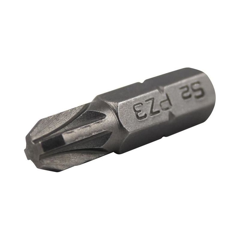 Faithfull Pozi S2 Grade Steel Screwdriver Bits PZ3 x 25mm (Pack 3) Faithfull - Dynamic Drive