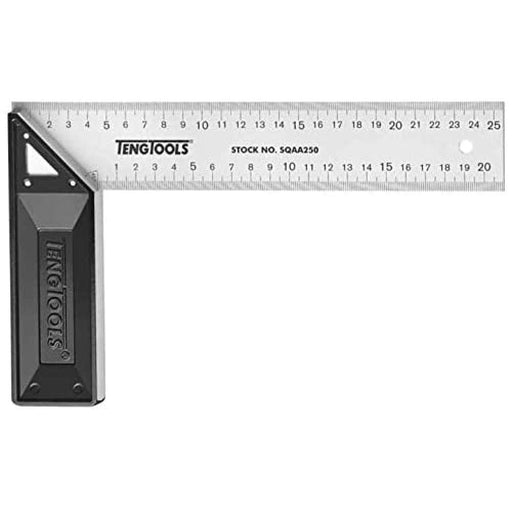 Teng Tools Try Square Aluminium 250mm Teng Tools - Dynamic Drive