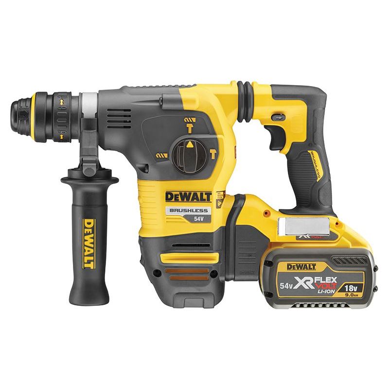 Dewalt Power Tools DCH334X2 Brushless Q/C Chuck SDS Plus Hammer 54V 2 x 9.0Ah Li-ion DeWALT Power Tools - Dynamic Drive