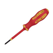 Draper XP1000 VDE Cross Slot Screwdriver, No.0 x 60mm 64427 Draper - Dynamic Drive