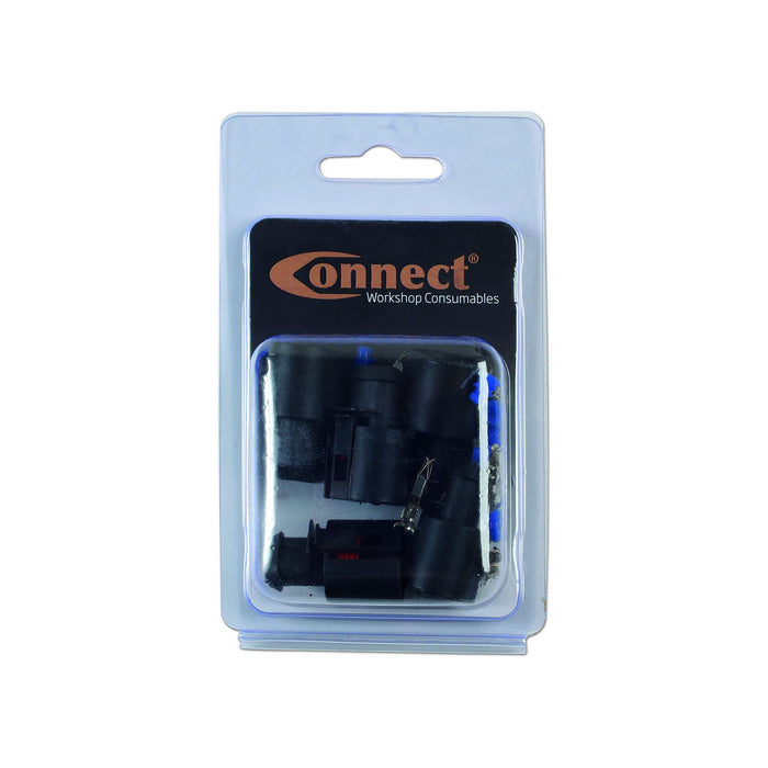 Connect for VW Electrical Female Connector 2.8mm 2 Pin Kit 25pc 37377 Tool Connection - Dynamic Drive