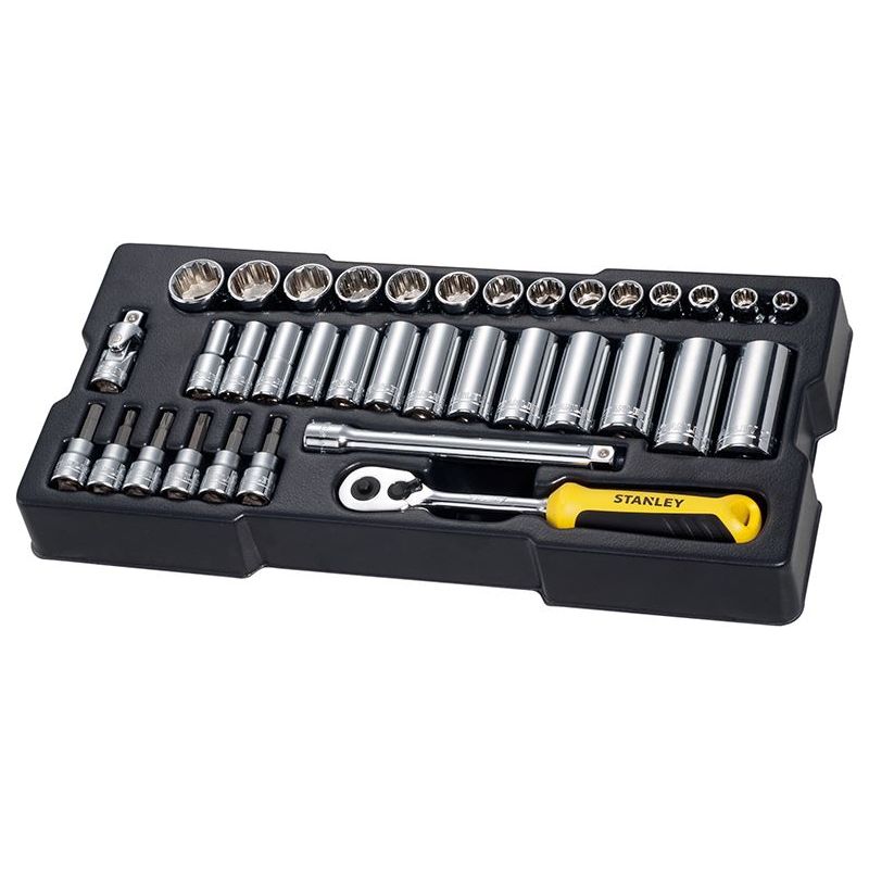 Stanley® Hand Tools 3/8in Drive Metric Socket Module 36 Piece STANLEY® Hand Tools - Dynamic Drive