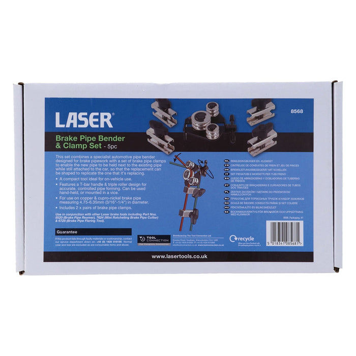 Laser Brake Pipe Bender & Clamp Set 8568 Laser - Dynamic Drive