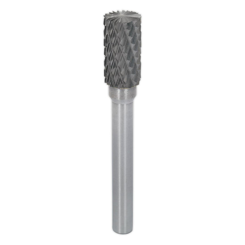 Sealey Tungsten Carbide Rotary Burr Cylindrical Front End Cut10mm SDB01 Sealey - Dynamic Drive