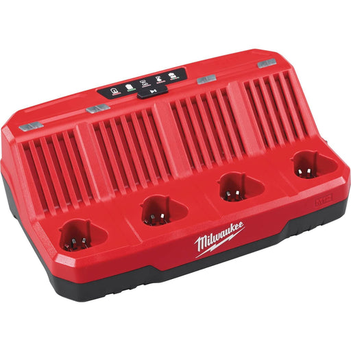 Milwaukee M12C4 M12 4 Bay Multi Charger Milwaukee - Dynamic Drive