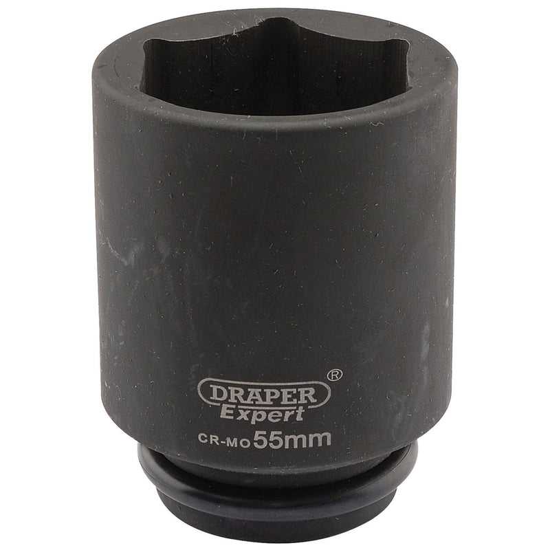 Draper Expert HI-TORQ 6 Point Deep Impact Socket, 3/4" Sq. Dr., 55mm Draper - Dynamic Drive