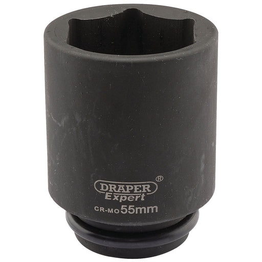 Draper Expert HI-TORQ 6 Point Deep Impact Socket, 3/4" Sq. Dr., 55mm Draper - Dynamic Drive