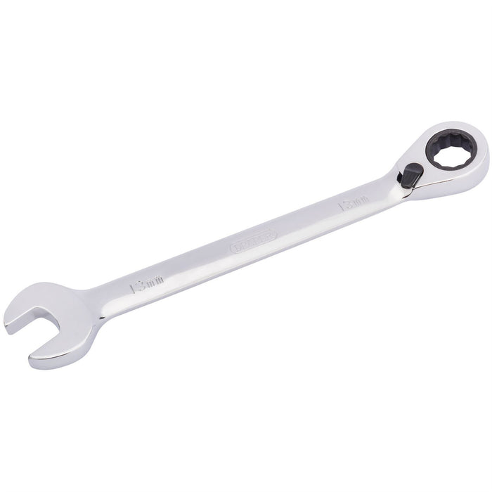 Draper HI-TORQ Metric Reversible Ratcheting Combination Spanner, 13mm Draper - Dynamic Drive