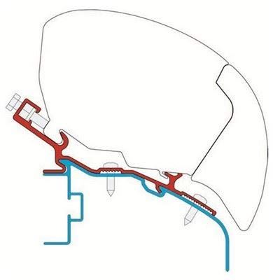 Fiamma F80/F65 Adapter Kit Elddis 400Cm 98655-630 Fiamma - Dynamic Drive