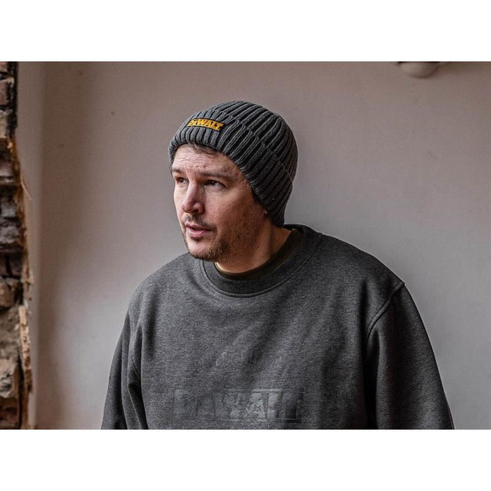 Dewalt Power Tools Indianapolis Grey Knitted Beanie Hat DeWALT Power Tools - Dynamic Drive