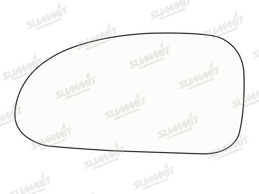 Summit Stick-On Standard Mirror Glass fits Hyundai Coupe LHS Summit - Dynamic Drive
