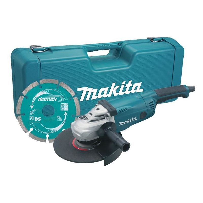 Makita GA9020KD 230mm Angle Grinder with Case & Diamond Wheel 2000W 240V Makita - Dynamic Drive