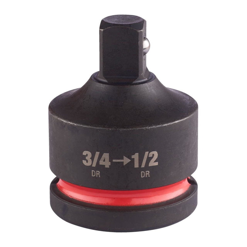 Milwaukee SHOCKWAVE 3/4" to 1/2" socket adaptor - 1pc Milwaukee - Dynamic Drive