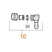 Truma Elbow For Ultrastore Blue M20 Jg12Mm 70151-03 Truma - Dynamic Drive