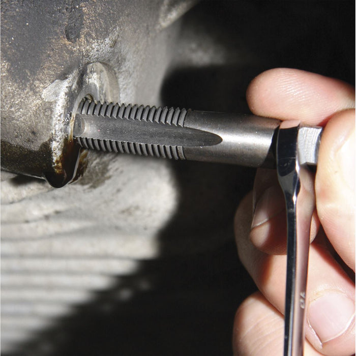 Sealey Oil Drain Sump Plug Thread Repair Tool Set M13-M20 Taps Gearbox Sealey  - Dynamic Drive