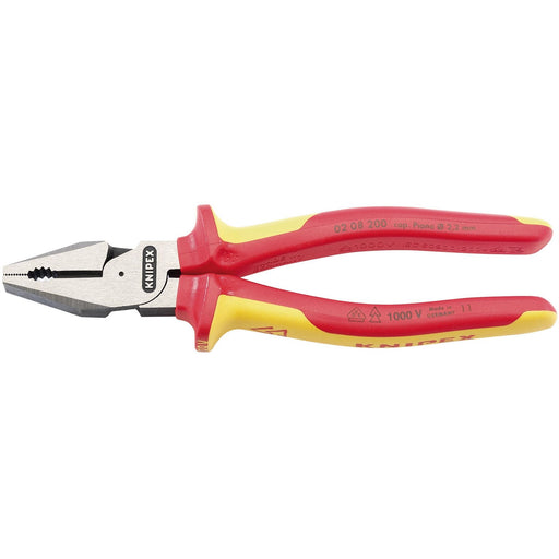 Draper Knipex 02 08 200UKSBE VDE Fully Insulated High Leverage Combination Plier Draper - Dynamic Drive