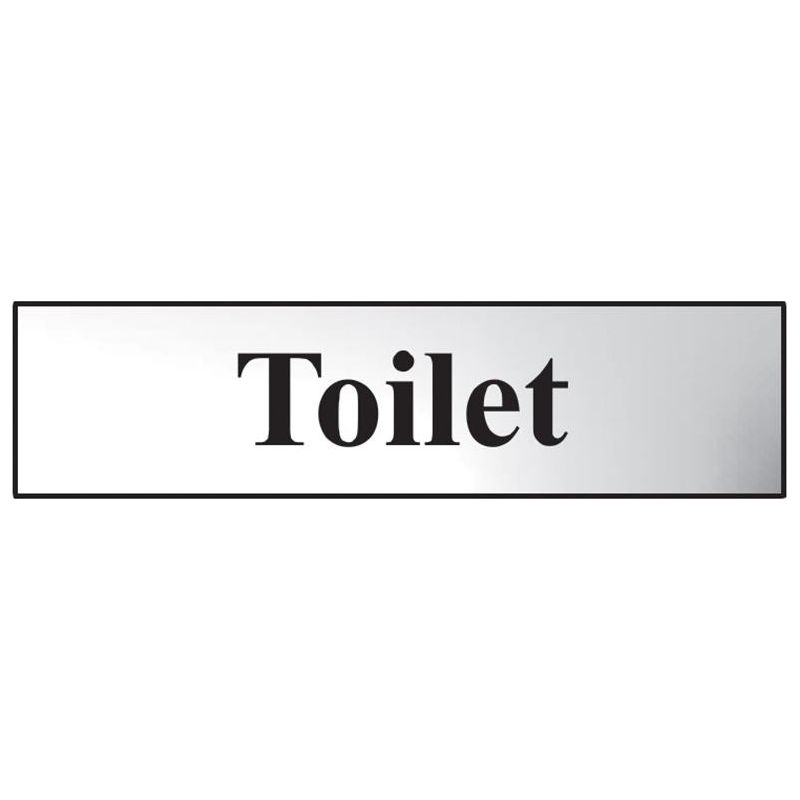 Scan Toilet - Polished Chrome Effect 200 x 50mm Scan - Dynamic Drive