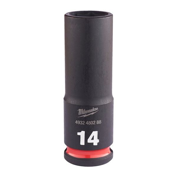 Milwaukee 14mm 3/8 Impact Socket Deep-1Pc Ne 4932480288 Milwaukee - Dynamic Drive