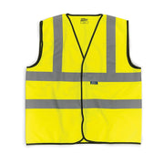 Tough Grit Hi-Vis Vest Yellow L Tough Grit - Dynamic Drive