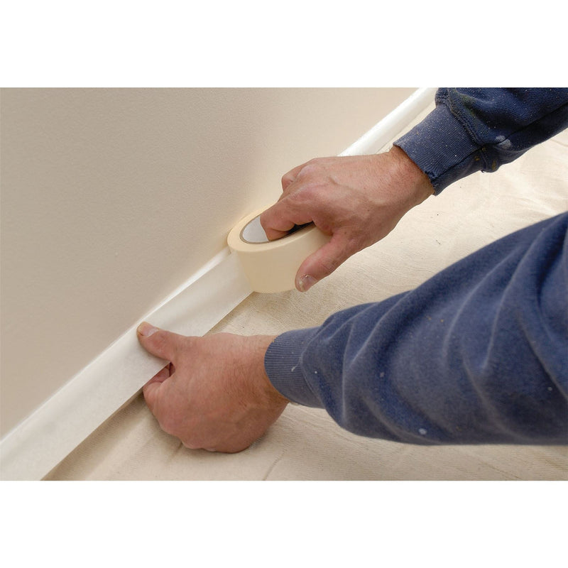 Draper Heavy Duty Masking Tape Roll, 50m x 50mm 63479 Draper - Dynamic Drive