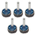 Sealey 25 x 10mm Abrasive Flap Wheel on 6mm Shaft 40Grit - Pack of 5 FW2510405 Sealey - Dynamic Drive