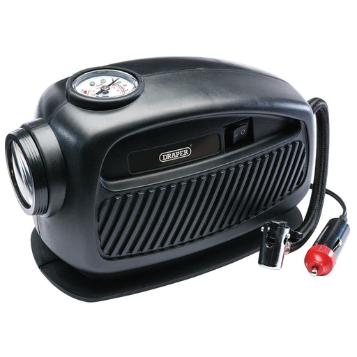 Draper 12V Mini Analogue Air Compressor, 250psi Max. - Discontinued 80999 Draper - Dynamic Drive